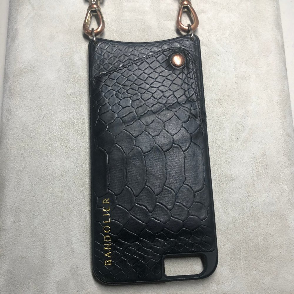 Bandolier iPhone 8/7/6 Crossbody, measures 5.5 "by 2-3/4"